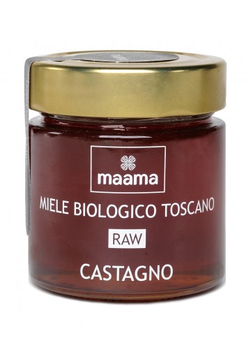 Maama Miele Italiano Crudo Biologico di Castagno Toscano